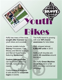 Huffy Youth Bike Information